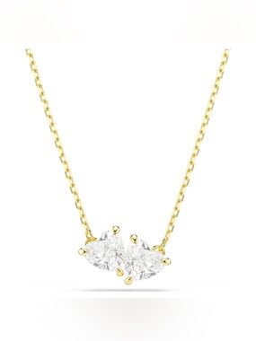Swarovski | Mesmera pendant
Hearts cut, 18K gold finish Women Jewelry new $139
